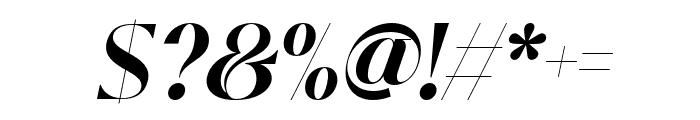 Luckenbach Italic Font OTHER CHARS