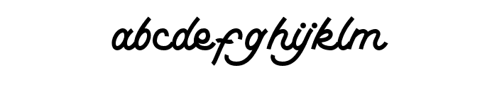 LuckhigRudhar-Regular Font LOWERCASE