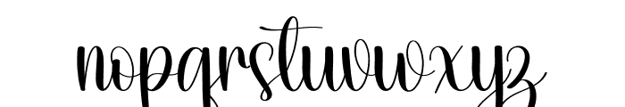 Lucking Font LOWERCASE