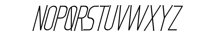 Luckney Italic Font UPPERCASE