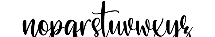 Lucky Dream Script Font LOWERCASE