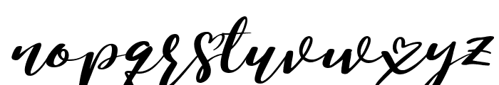 Lucky Girl Italic Font LOWERCASE