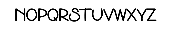 Lucky Handmade Font UPPERCASE