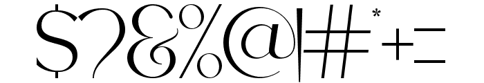 LuckyChange-Regular Font OTHER CHARS