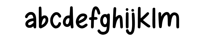 LuckyGirl Font LOWERCASE