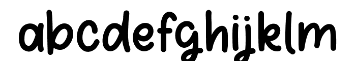 LuckyRibsRegular Font LOWERCASE