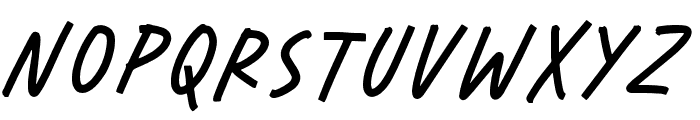 LuckyString-Regular Font UPPERCASE