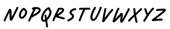 LuckyString-Regular Font LOWERCASE