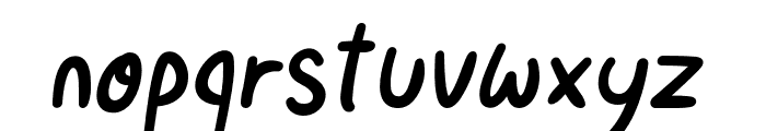 LuckyYou-Italic Font LOWERCASE