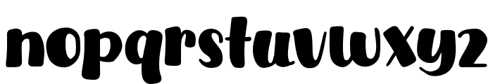 Luckybar Font LOWERCASE