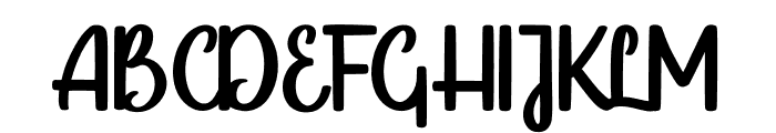 Luckyfield Font UPPERCASE