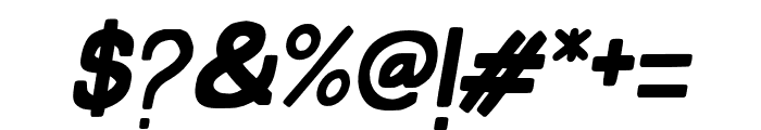 Luckywish-Italic Font OTHER CHARS