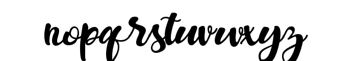 Lucy Marshall Font LOWERCASE