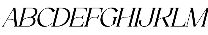Lugielle Italic Font UPPERCASE