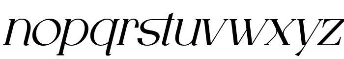 Lugielle Italic Font LOWERCASE