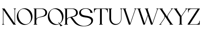 Lugielle Font UPPERCASE
