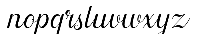 Luisa and peter Italic Font LOWERCASE