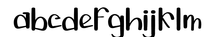 Lulalunna Font LOWERCASE
