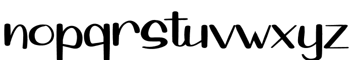 Lulalunna Font LOWERCASE