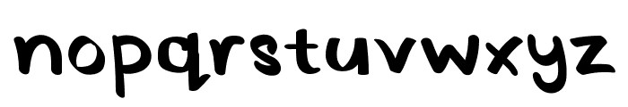 Lulu Sway SemiBold Font LOWERCASE