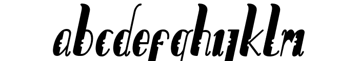 Lumberjack Bold Italic Font LOWERCASE