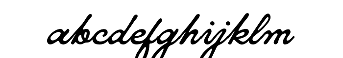 Luminaire Script Regular Font LOWERCASE