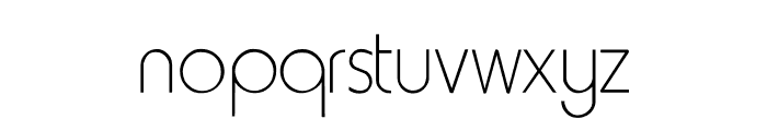 Luminex Regular Font LOWERCASE
