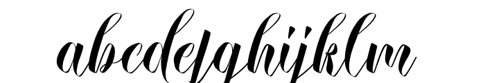 Luminous Canded Font LOWERCASE