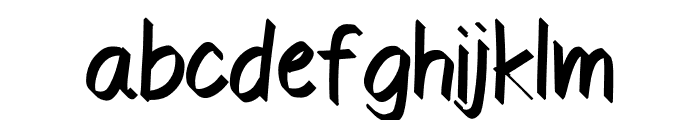 Lumpine Regular Font LOWERCASE