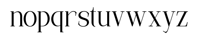 LunarType-Regular Font LOWERCASE
