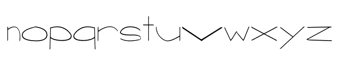 Luna's Lullaby Font LOWERCASE