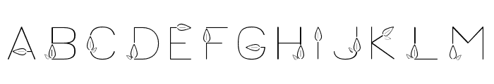 Lush Regular Font LOWERCASE
