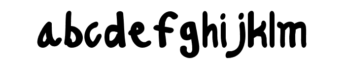 LushForest-Regular Font LOWERCASE
