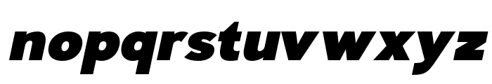 Lusio-BlackItalic Font LOWERCASE