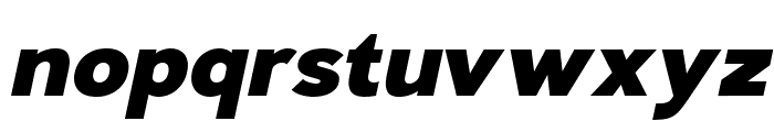 Lusio ExtraBold Italic Font LOWERCASE