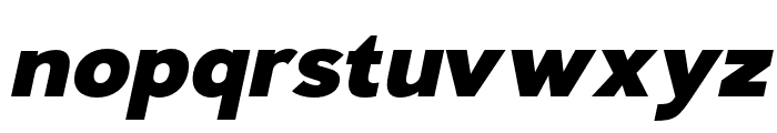 Lusio-ExtraBoldItalic Font LOWERCASE