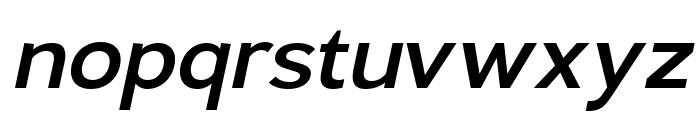 Lusio Medium Italic Font LOWERCASE