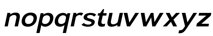 Lusio-MediumItalic Font LOWERCASE
