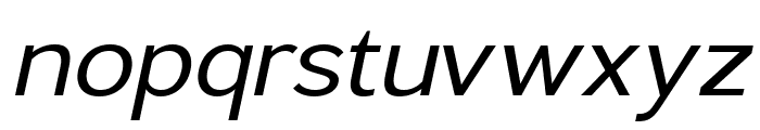 Lusio Regular Italic Font LOWERCASE