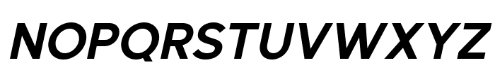 Lusio SemiBold Italic Font UPPERCASE