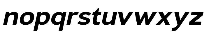 Lusio-SemiBoldItalic Font LOWERCASE