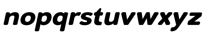 Lusio Soft Bold Italic Font LOWERCASE