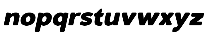 Lusio Soft ExtraBold Italic Font LOWERCASE