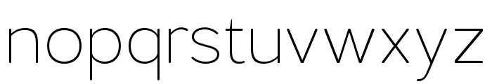 Lusio Soft ExtraLight Font LOWERCASE