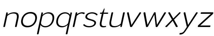 Lusio Soft Light Italic Font LOWERCASE