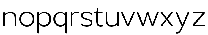 Lusio Soft Light Font LOWERCASE