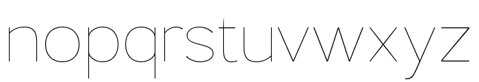 Lusio Soft Thin Font LOWERCASE