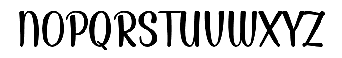 Lusiya Font UPPERCASE