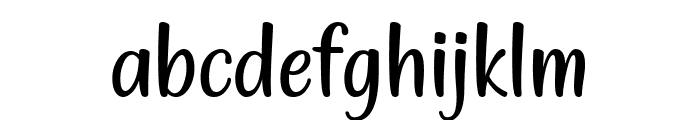 Lusiya Font LOWERCASE