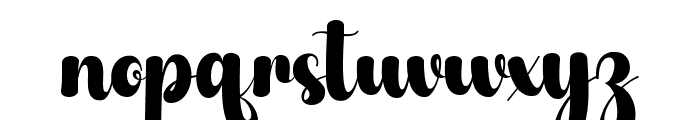 Lustia Script Font LOWERCASE